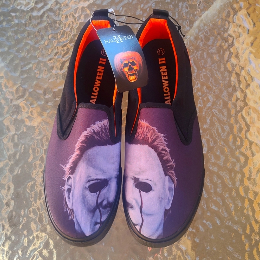 Halloween Slip On Sneakers (Halloween 2 Michael Myers)